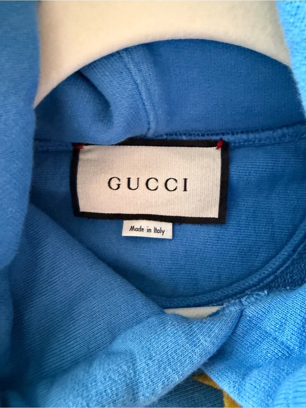 Gucci Blue Hooded Sweatshirt
